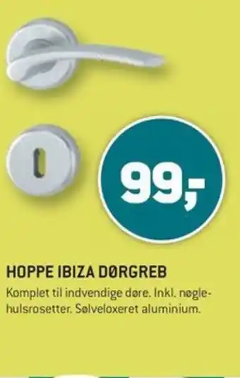 XL-BYG HOPPE IBIZA DØRGREB tilbud