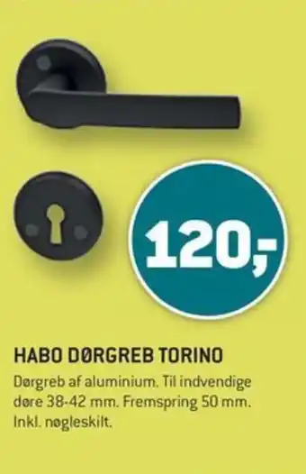 XL-BYG HABO DØRGREB TORINO tilbud