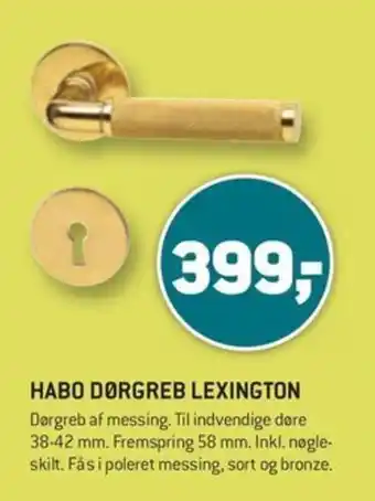 HABO DØRGREB LEXINGTON