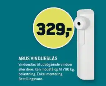 XL-BYG ABUS VINDUESLÅS tilbud