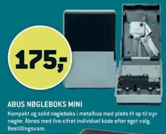 XL-BYG ABUS NØGLEBOKS MINI tilbud