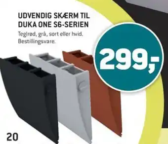 XL-BYG UDVENDIG SKÆRM TIL DUKA ONE S6-SERIEN tilbud