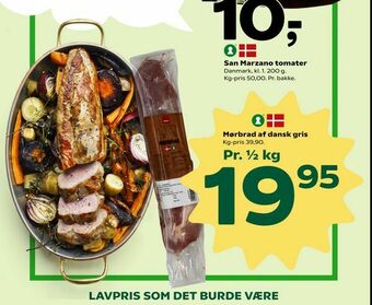 Coop 365 Mørbrad af dansk gris tilbud