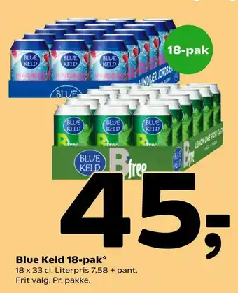 Coop 365 Blue Keld 18-pak tilbud