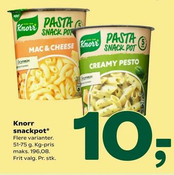Coop 365 Knorr snackpot tilbud