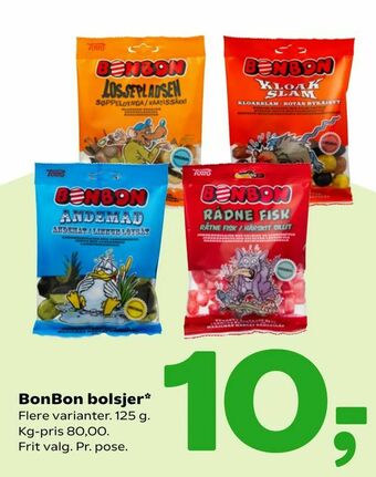 Coop 365 BonBon bolsjer tilbud