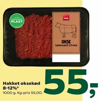 Coop 365 Hakket oksekød 8-12% tilbud