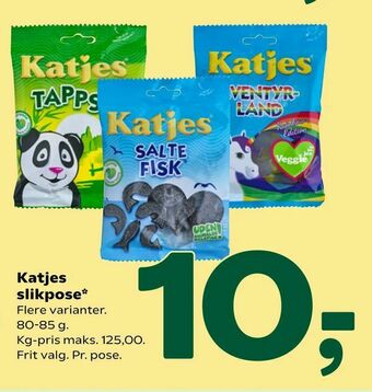 Coop 365 Katjes slikpose tilbud