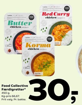 Coop 365 Food Collective Færdigretter tilbud