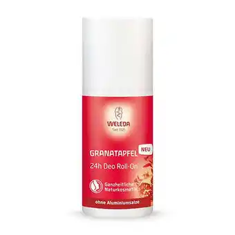 Helsemin Weleda, deodorant roll-on 24h pome- granate, 50 ml tilbud