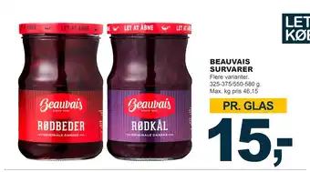 Let-Køb Beauvais survarer tilbud