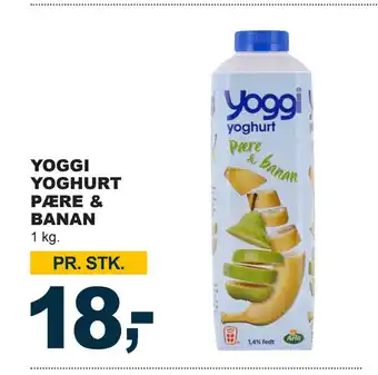 Let-Køb Yoggi yoghurt pære & banan tilbud