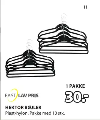 JYSK Hektor bøjler tilbud