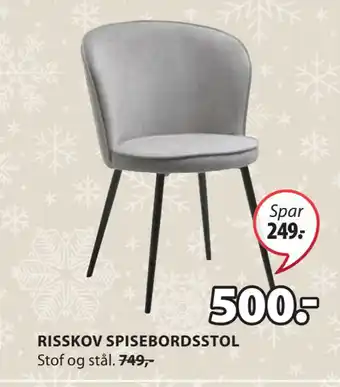 JYSK Risskov spisebordsstol tilbud