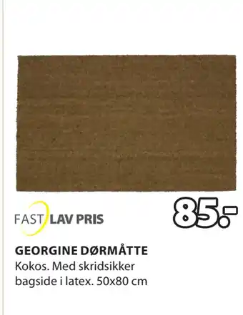 JYSK Georgine dørmåtte tilbud