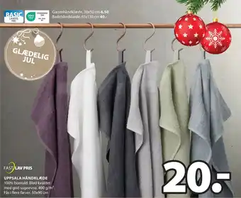 JYSK Uppsala håndklæde tilbud