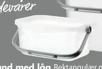 Plastspand med låg