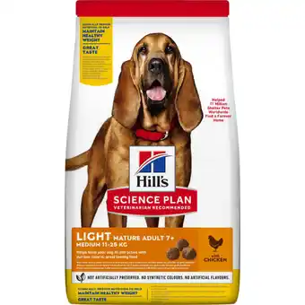 Land & Fritid Hill's science plan mature adult light medium, kylling 12 kg tilbud