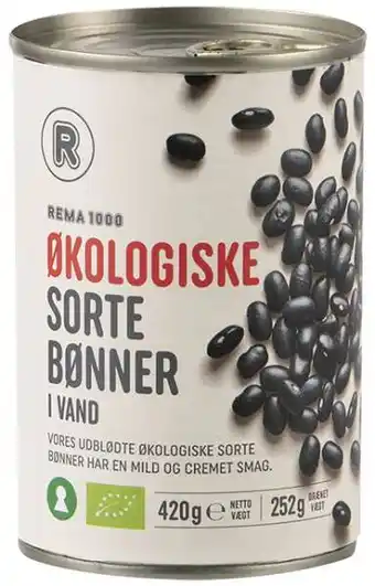REMA 1000 Sorte bønner, 420 g tilbud