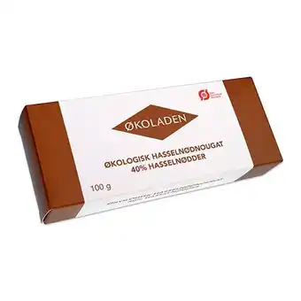 Økoladen hasselnød nougat ø - 100 g
