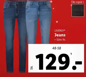 Lidl LIVERGY Jeans tilbud