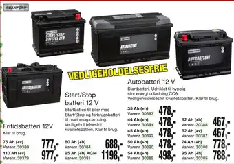 Harald Nyborg Autobatteri 12 v tilbud