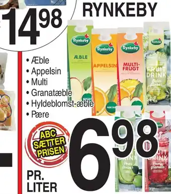 ABC Lavpris Rynkeby Æble,Appelsin,Multi,Granatæble tilbud