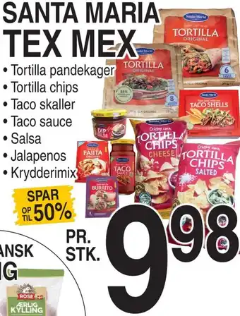 ABC Lavpris Santa Maria Tex Mex Tortilla Pandekager tilbud