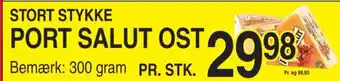 STORT STYKKE PORT SALUT OST