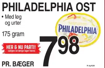 ABC Lavpris PHILADELPHIA OST tilbud