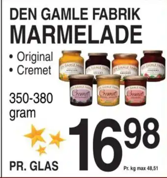DEN GAMLE FABRIK MARMELADE