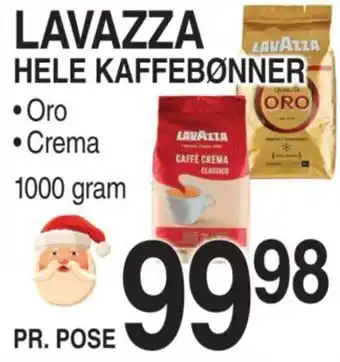 ABC Lavpris LAVAZZA HELE KAFFEBØNNER tilbud