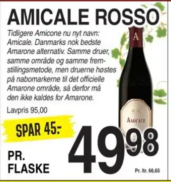 ABC Lavpris AMICALE ROSSO tilbud