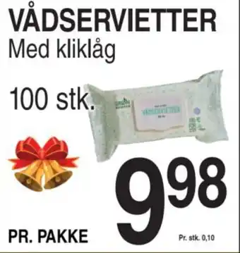 ABC Lavpris VÅDSERVIETTER tilbud