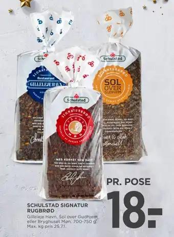 MENY SCHULSTAD SIGNATUR RUGBRØD tilbud