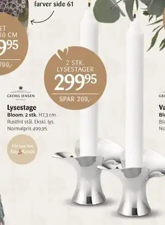 Kop & Kande Lysestage tilbud
