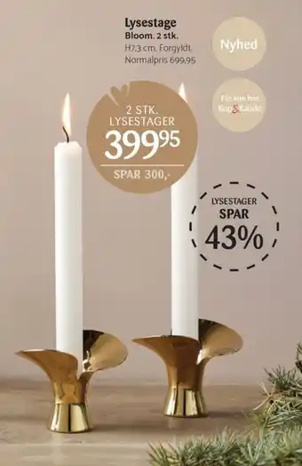 Kop & Kande Lysestage tilbud