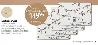 Kop & Kande Dækkeserviet tilbud