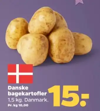 Netto Danske bagekartofler tilbud