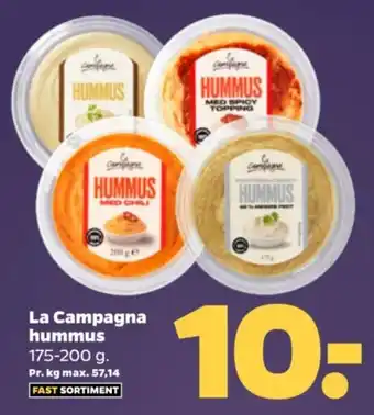 Netto La Campagna hummus tilbud