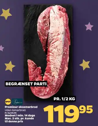 Netto Premieur oksemørbrad tilbud