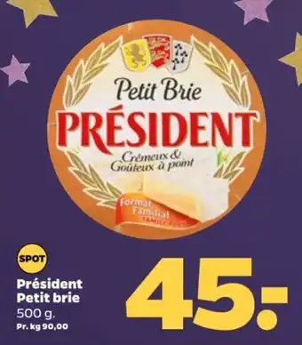 Netto Président Petit brie tilbud