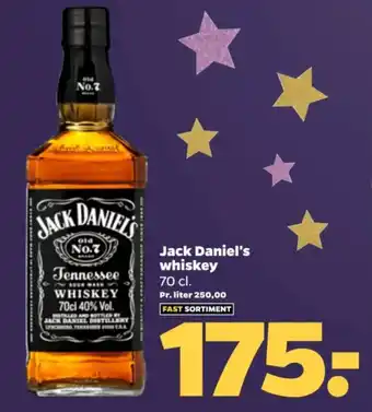Netto Jack Daniel's whiskey 70 cl. tilbud