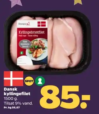 Netto Dansk kyllingefilet tilbud