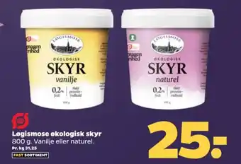 Netto Løgismose økologisk skyr tilbud