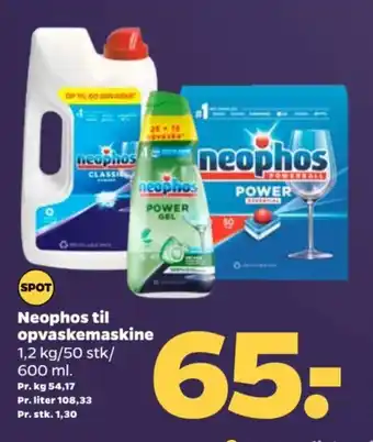 Netto Neophos til opvaskemaskine tilbud