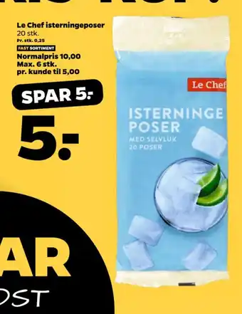 Netto Le Chef isterningeposer tilbud