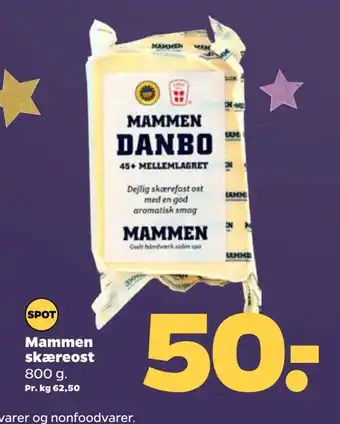 Netto Mammen skæreost tilbud