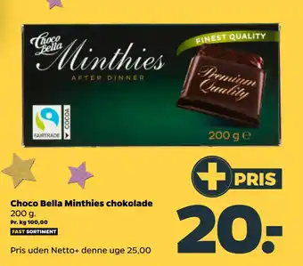 Netto Choco bella minthies chokolade tilbud