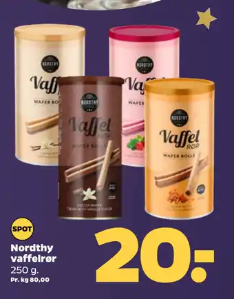 Netto Nordthy vaffelrør tilbud